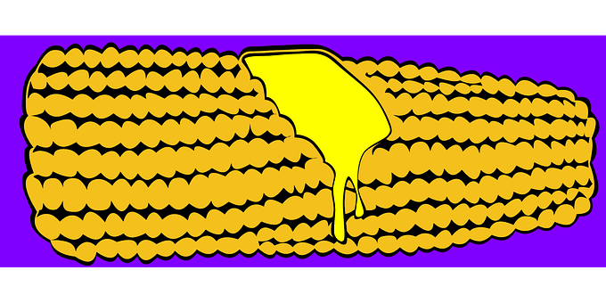 Buttered Corn Illustration PNG image