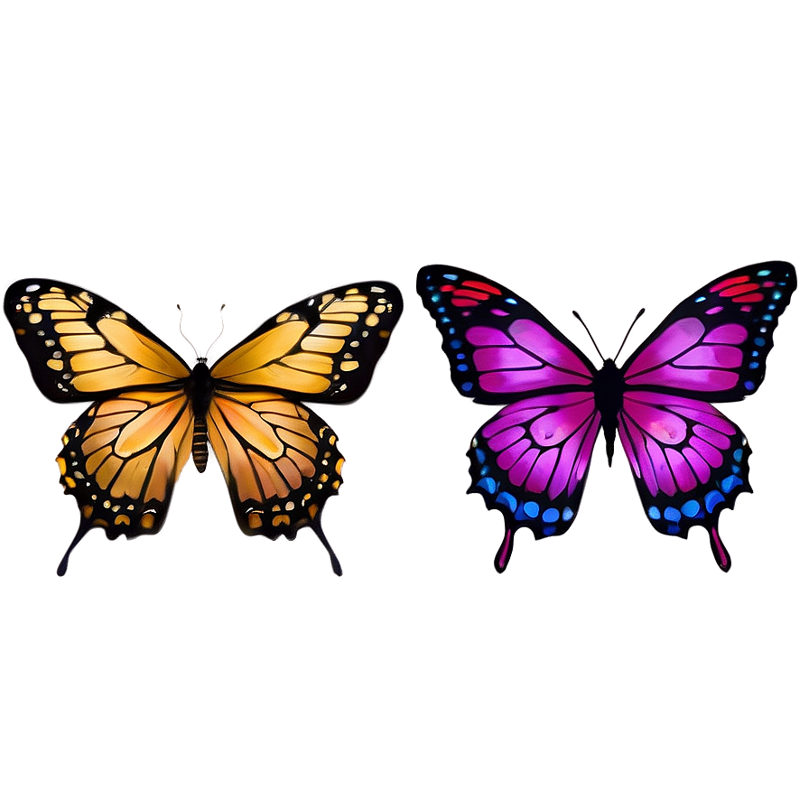 Butterfly Borders Png Bjd PNG image