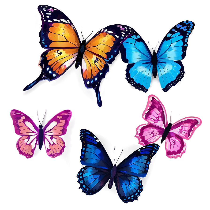 Butterfly Brilliance Png 06262024 PNG image