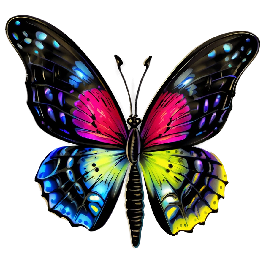 Butterfly Illustration Png 04292024 PNG image