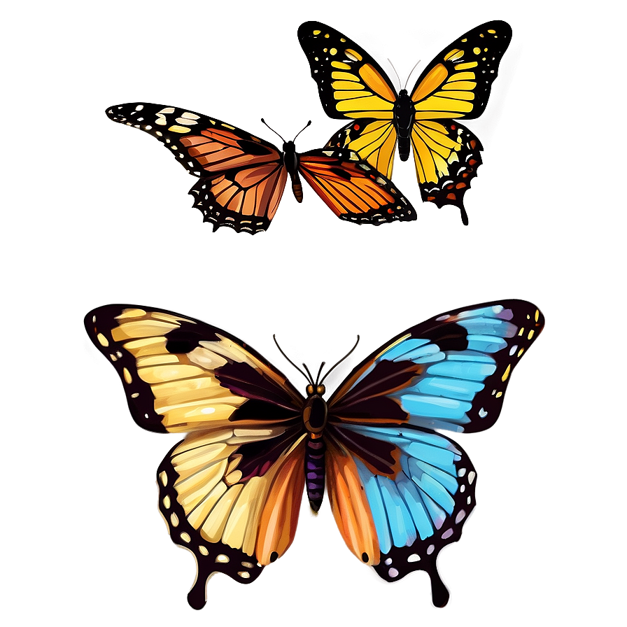 Butterfly Illustration Png Rbm PNG image