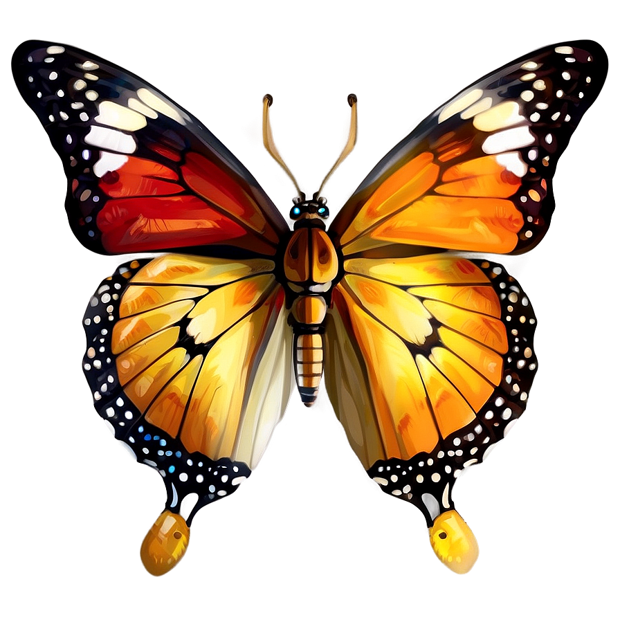 Butterfly Illustrations Png 05232024 PNG image