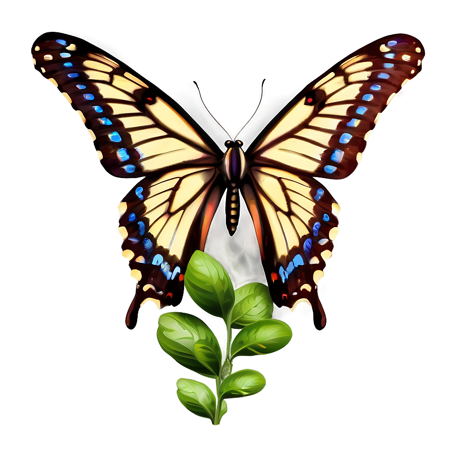 Butterfly In Nature Png 06262024 PNG image