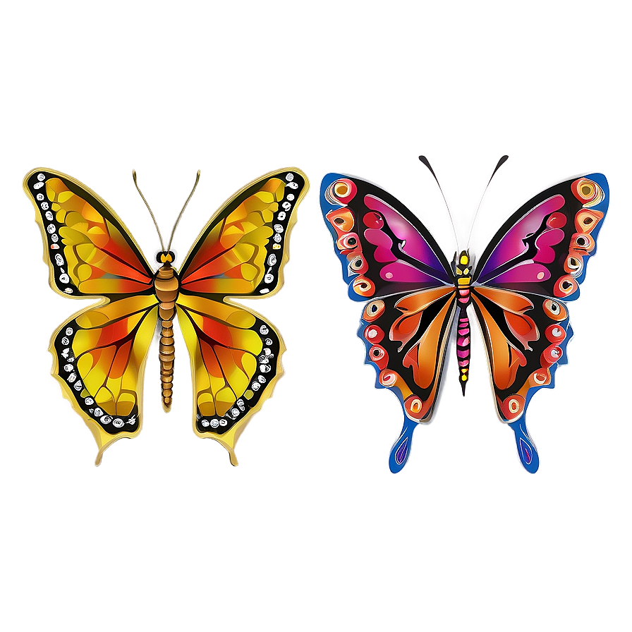 Butterfly Mandalas Png 14 PNG image