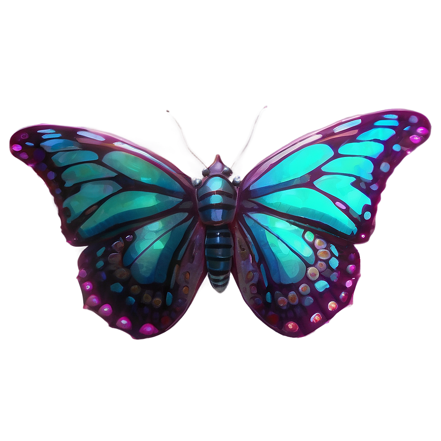 Butterfly Night Glow Png Mxt18 PNG image