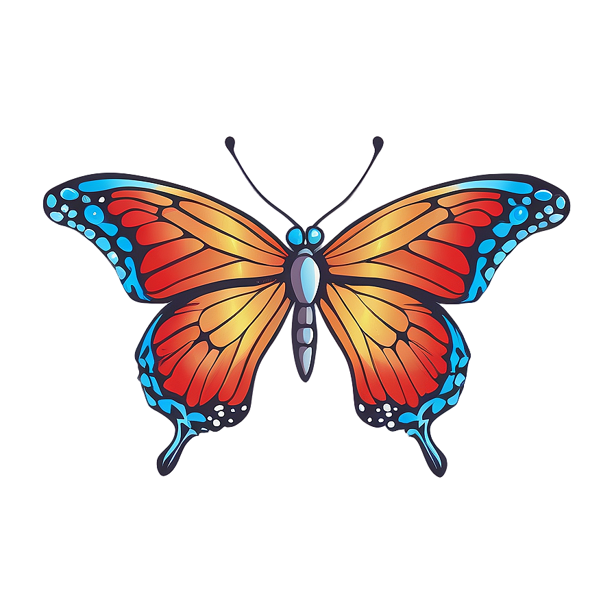 Butterfly Outline For Coloring Png 35 PNG image