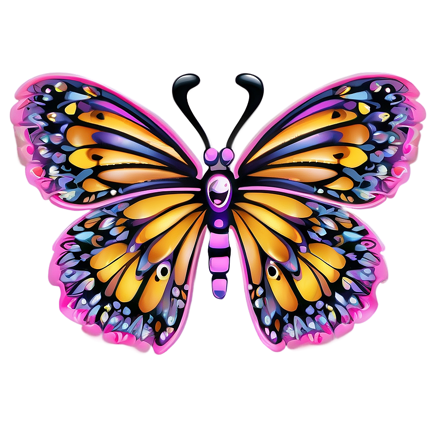 Butterfly Outline For Projects Png 05252024 PNG image