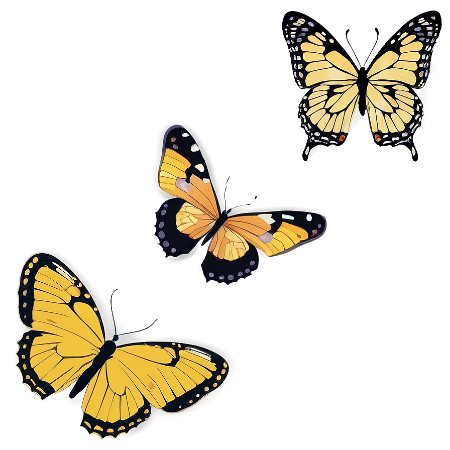Butterfly Outline For Projects Png 20 PNG image