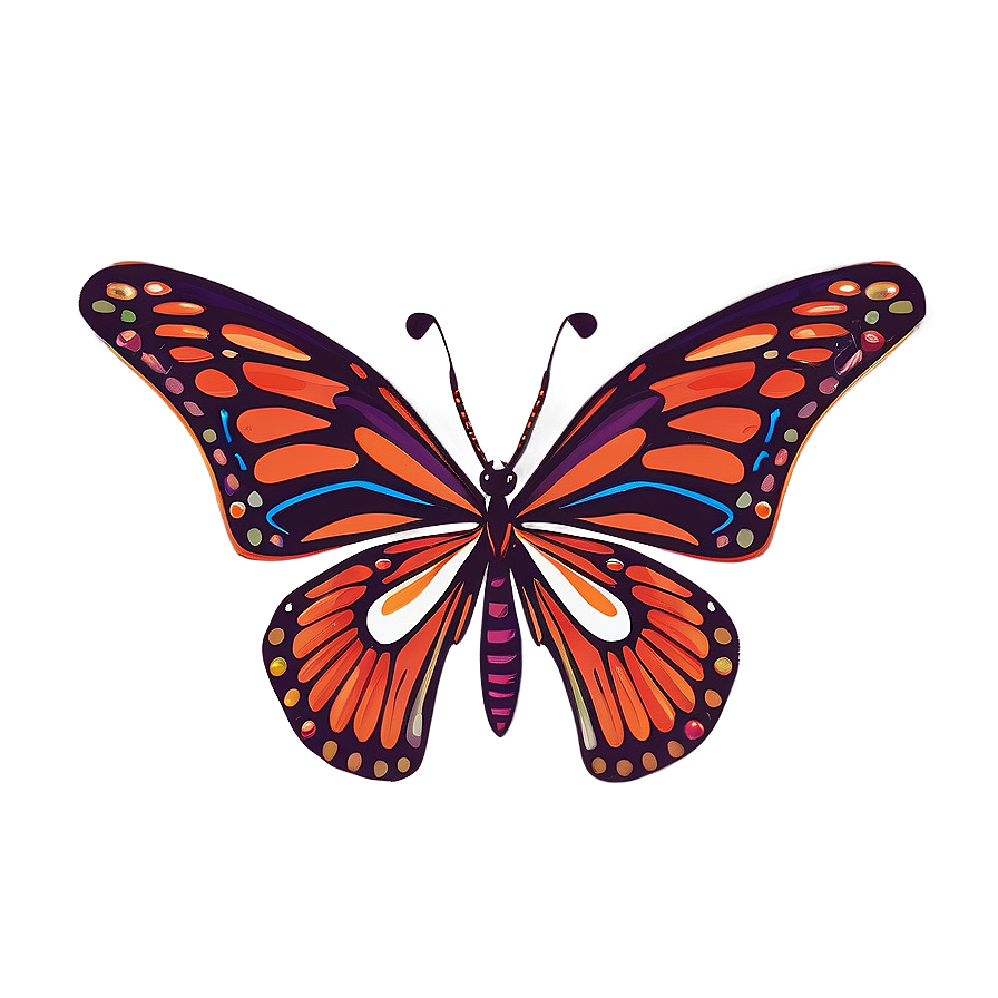 Butterfly Outline Sketch Png 19 PNG image