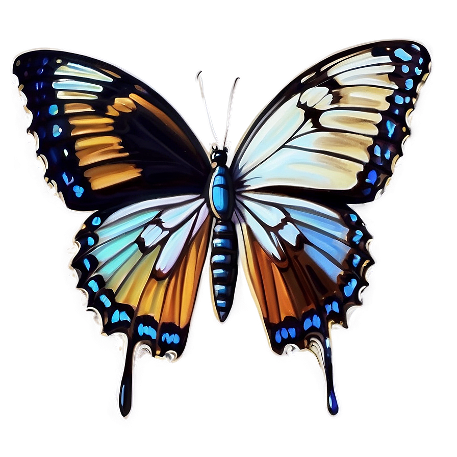 Butterfly Realism Art Png 06262024 PNG image