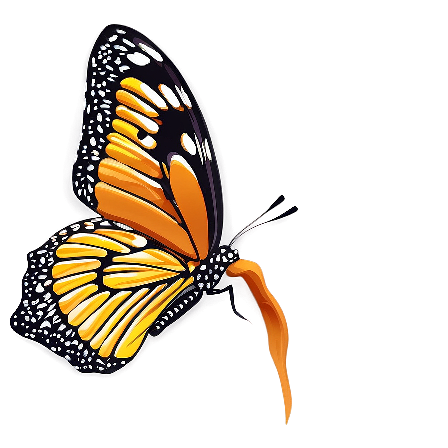 Butterfly Silhouette Outline Png Pxy35 PNG image