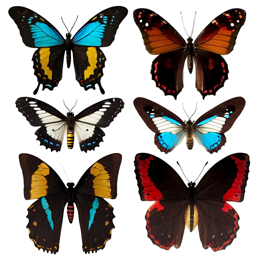 Butterfly Specimen Archive Png Goa44 PNG image