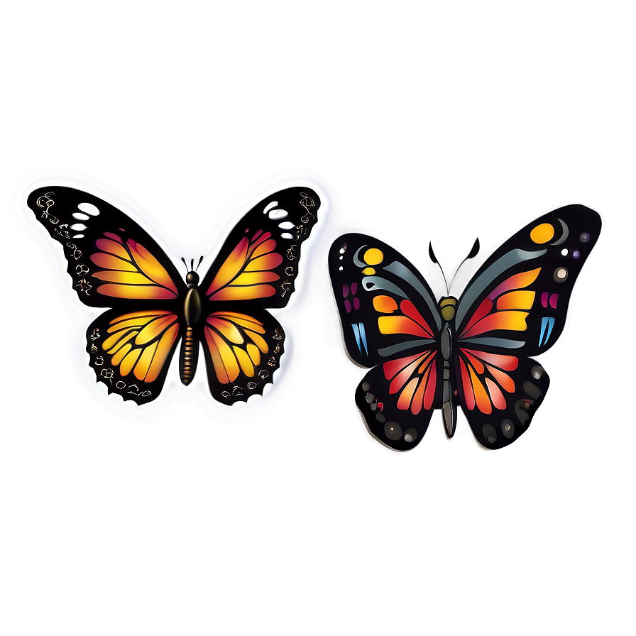 Butterfly Tattoo Png 79 PNG image