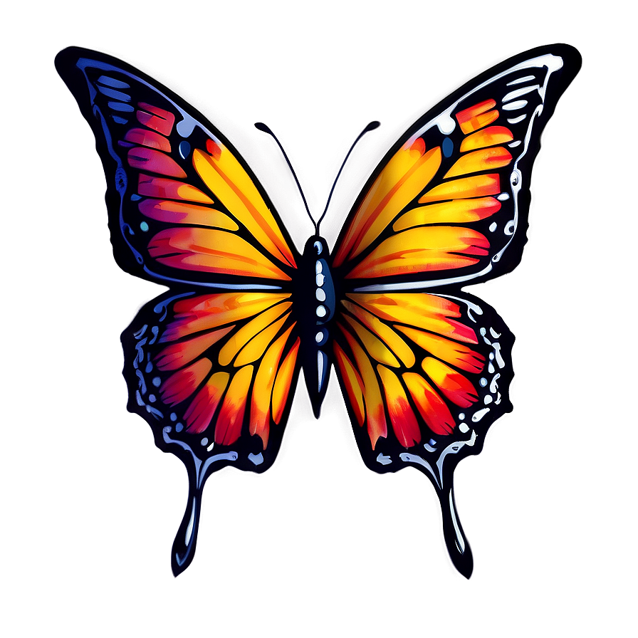 Butterfly Tattoos Png Xih58 PNG image