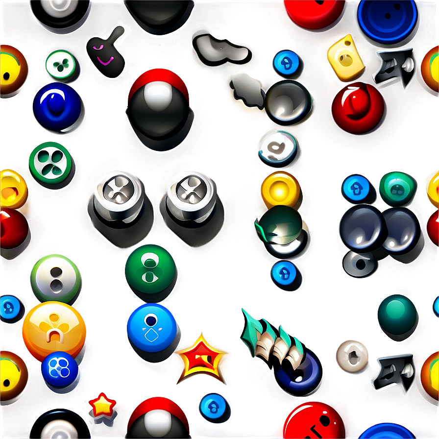 Buttons D PNG image