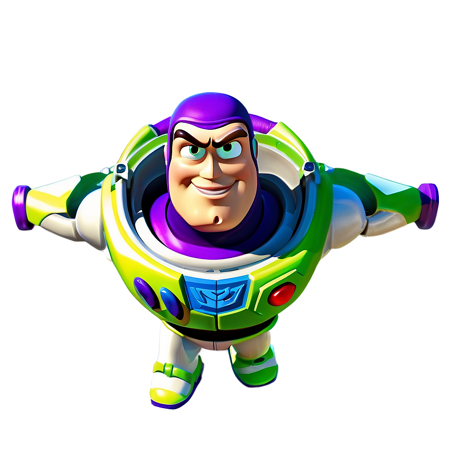 Buzz Lightyear Dynamic Action Png Nfw PNG image