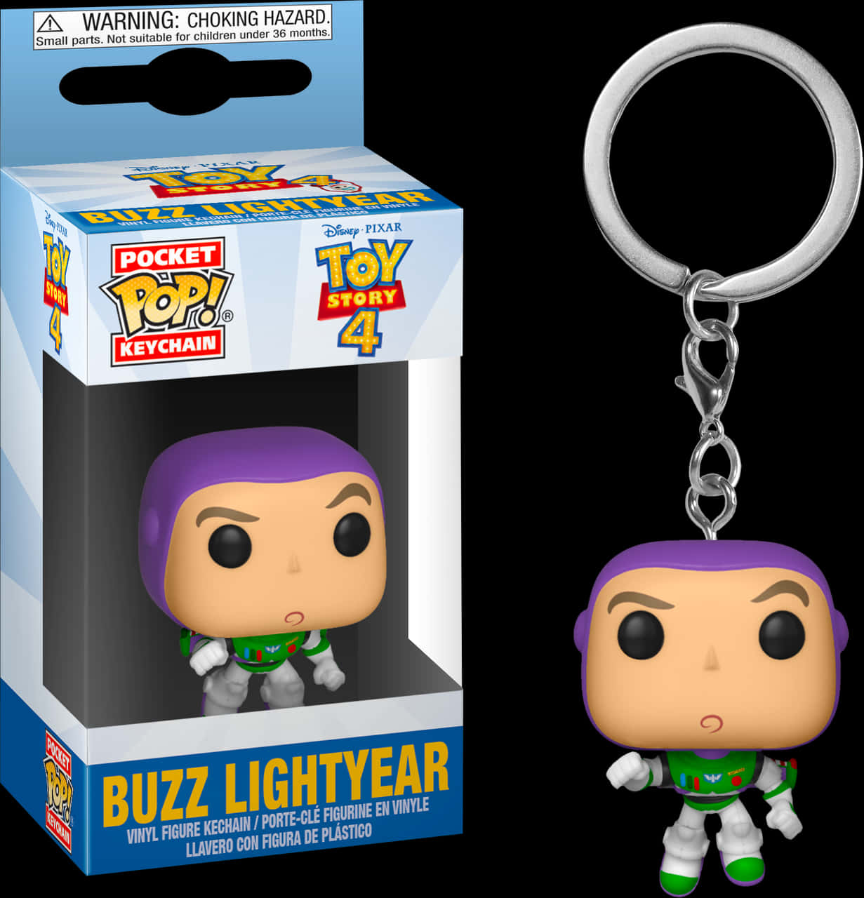 Buzz Lightyear Keychain Toy Story4 PNG image