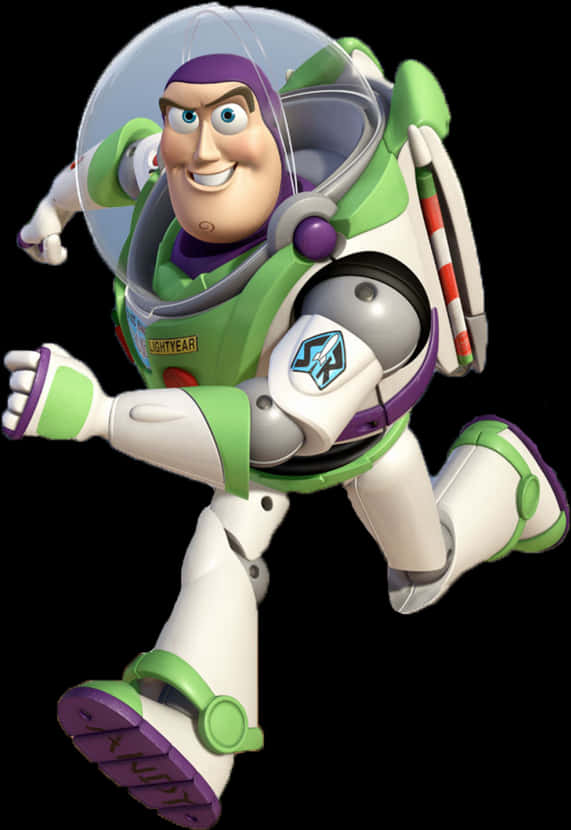 Buzz Lightyear Space Ranger Pose PNG image