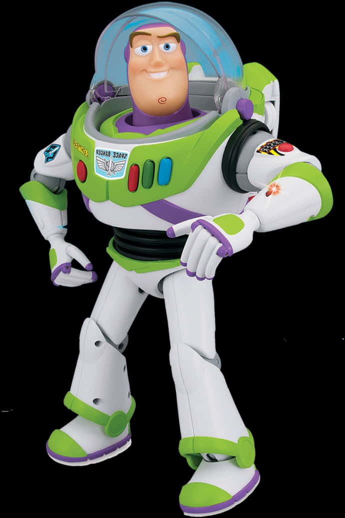 Buzz Lightyear Toy Character PNG image