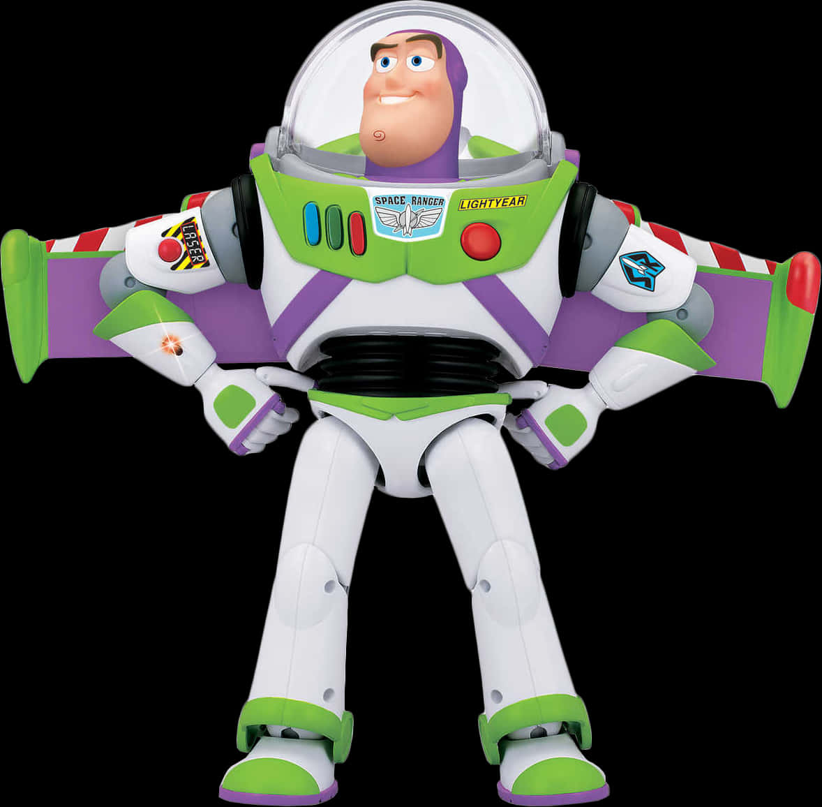 Buzz Lightyear Toy Pose PNG image