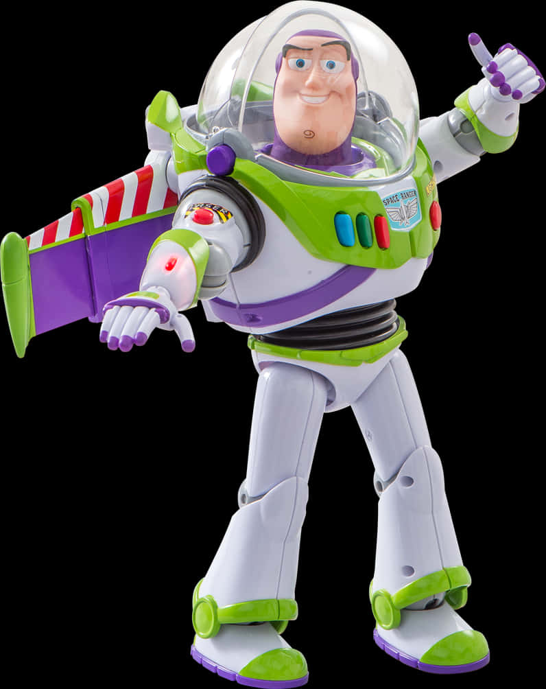 Buzz Lightyear Toy Pose PNG image