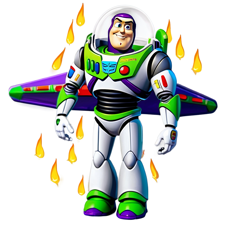 Buzz Lightyear With Spaceship Png 05232024 PNG image