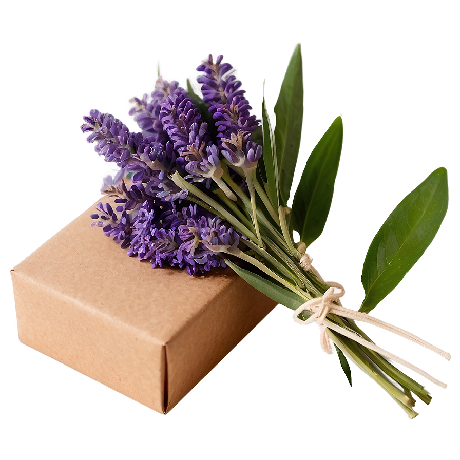 Bygone Lavender Posy Png 06252024 PNG image