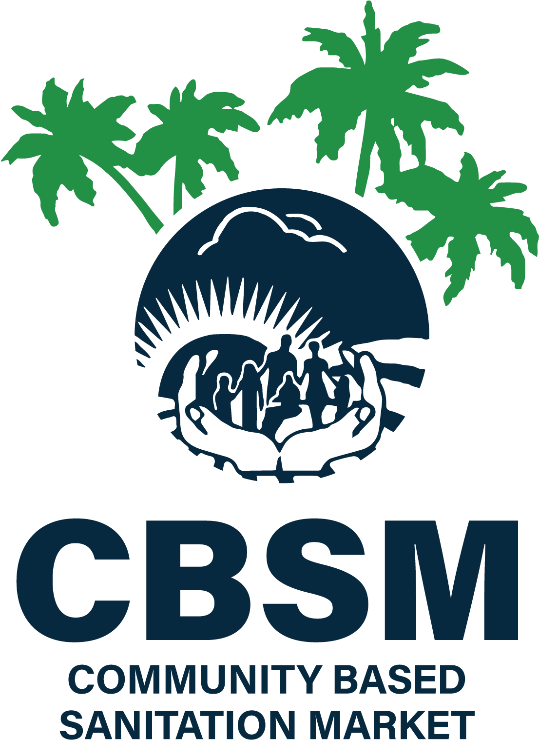 C B S M Community Based Sanitation Market Logo PNG image