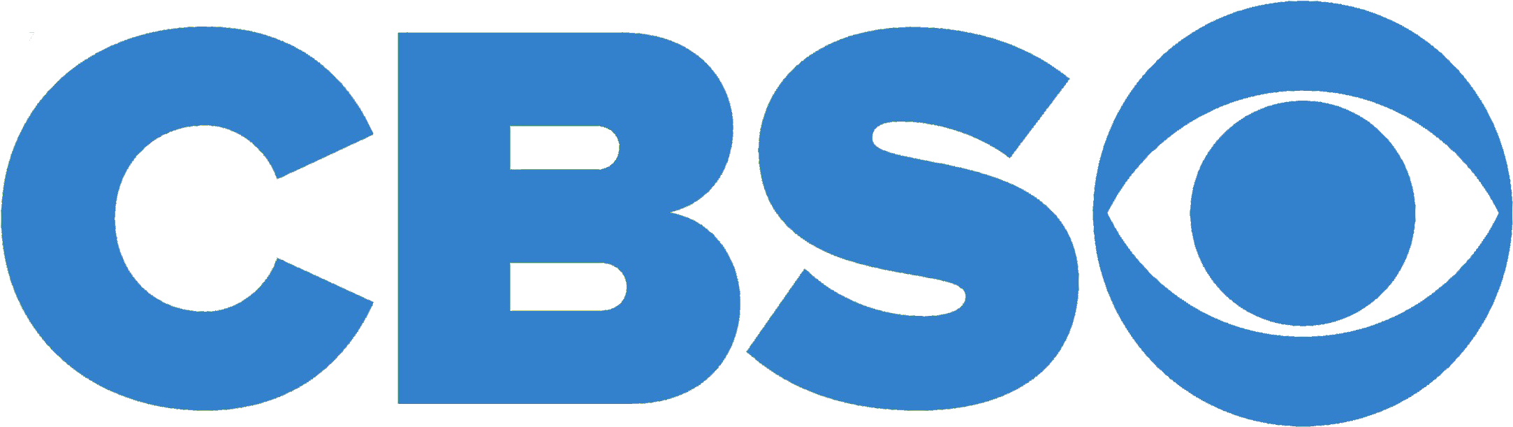 C B S Network Logo Blue PNG image