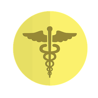 Caduceus Medical Symbol Icon PNG image