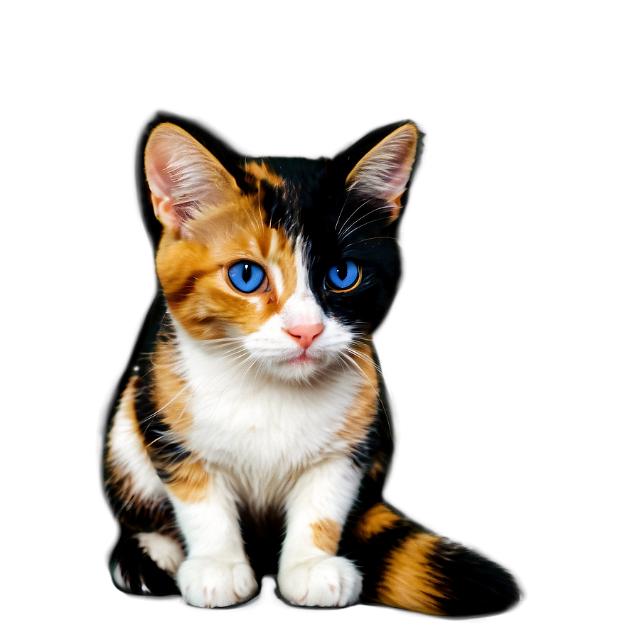 Calico Cat Design Png A PNG image