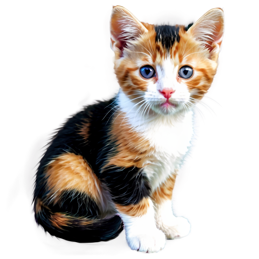 Calico Kitten Png Ban27 PNG image