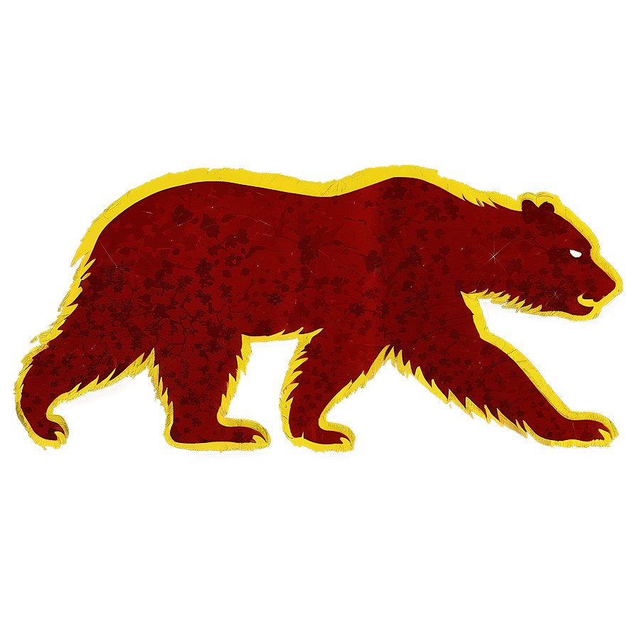 California Bear And Star Png 06262024 PNG image