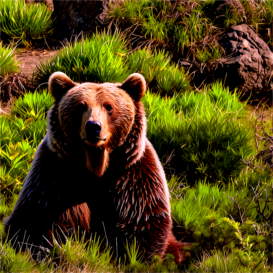 California Bear In Nature Png 06262024 PNG image