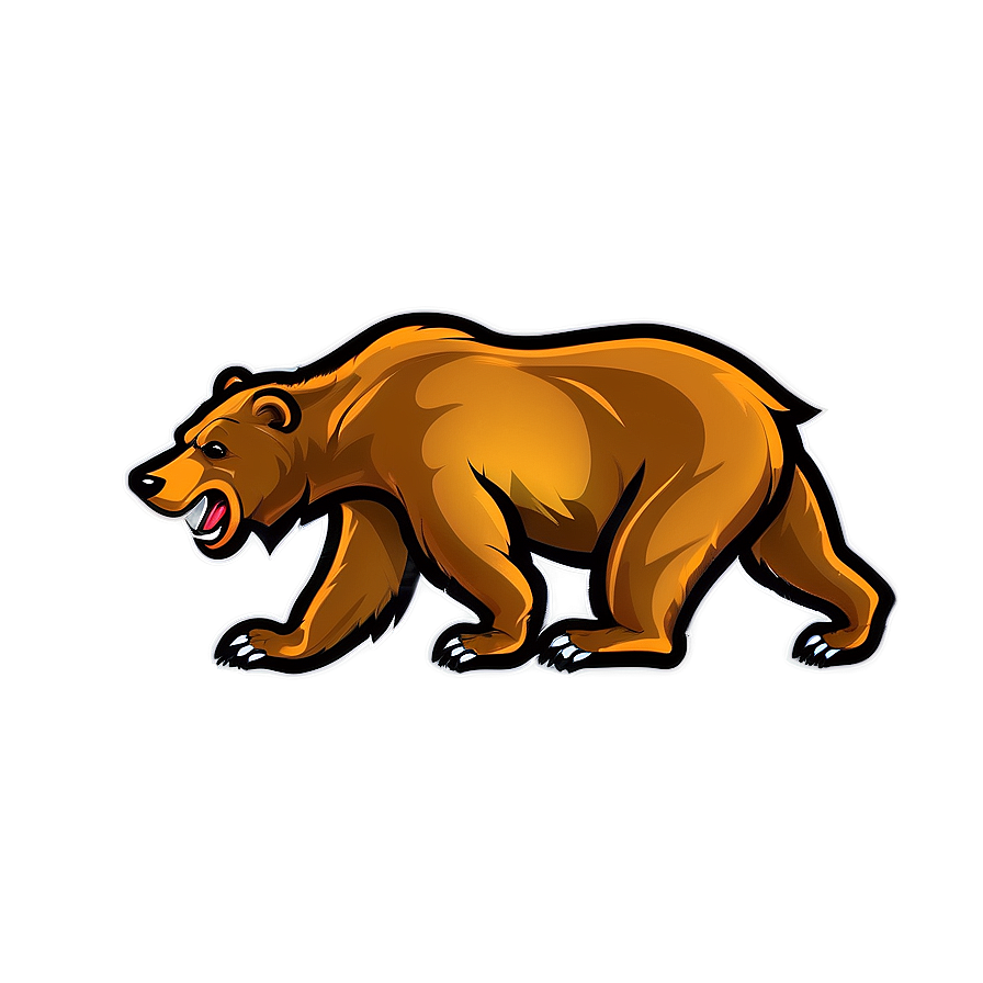 California Bear Mascot Png 1 PNG image