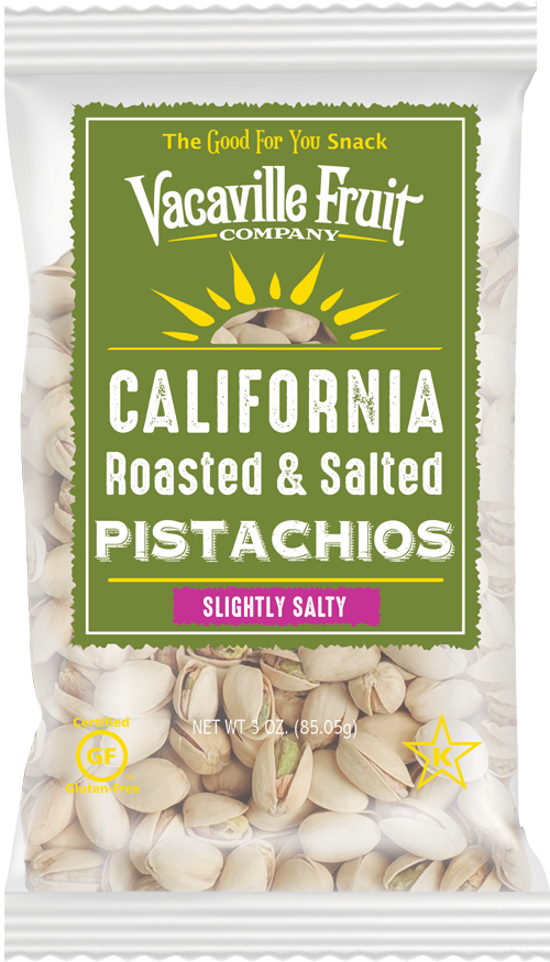 California Roasted Salted Pistachios Packaging PNG image