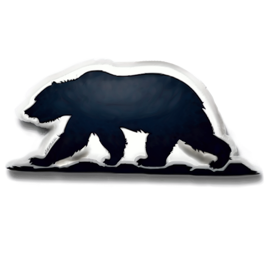 California State Bear Silhouette Png 06262024 PNG image