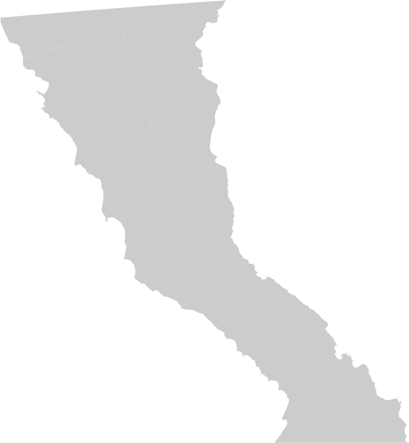 California State Outline Silhouette PNG image