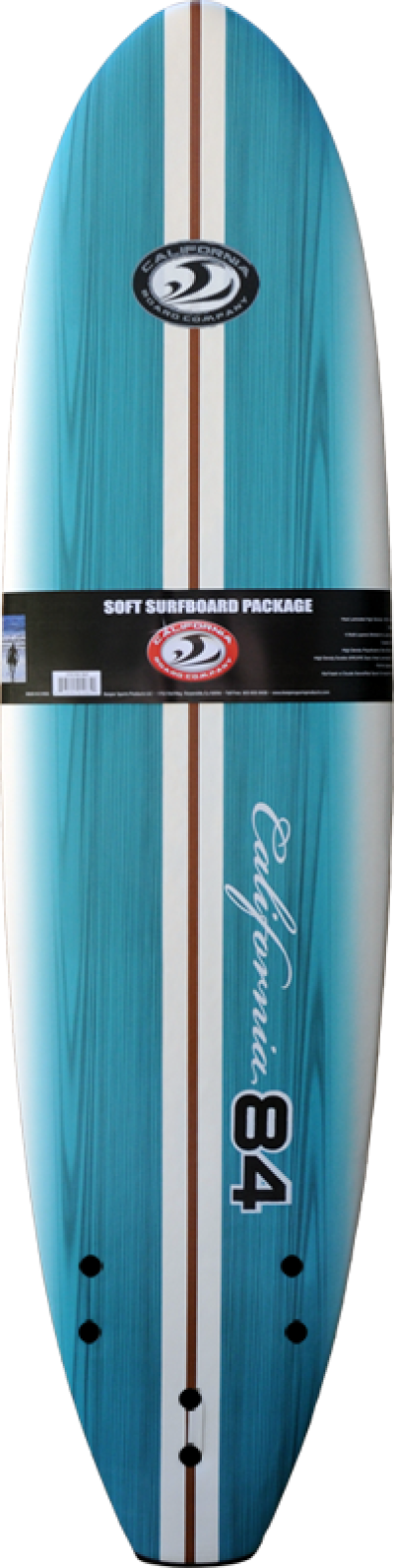 California84 Soft Surfboard Package PNG image
