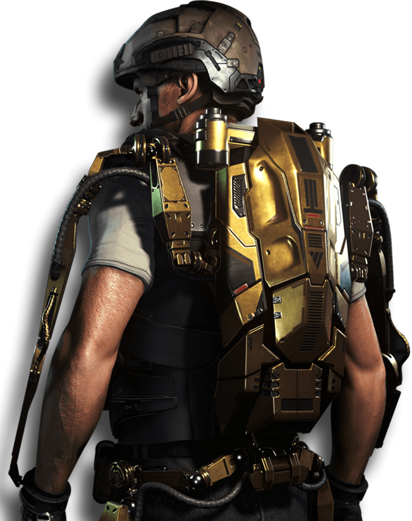 Callof Duty Advanced Soldier Render PNG image