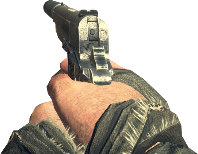 Callof Duty First Person Pistol View PNG image