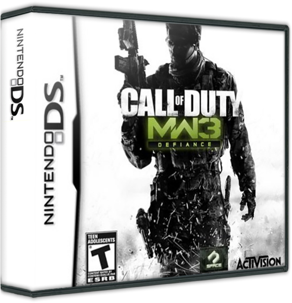 Callof Duty M W3 Defiance Nintendo D S Cover PNG image