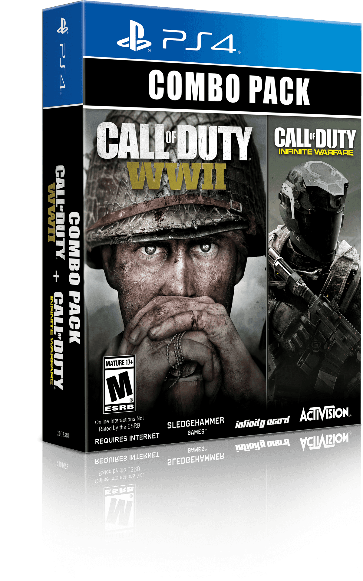 Callof Duty P S4 Combo Pack Box Art PNG image