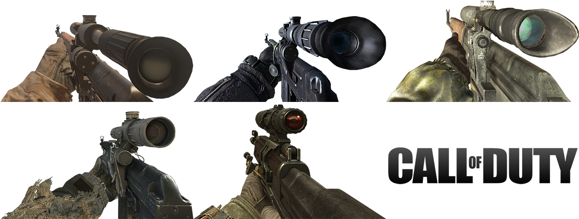 Callof Duty Sniper Rifles PNG image