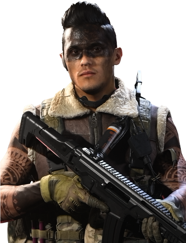 Callof Duty Soldierwith Rifle PNG image