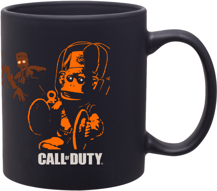 Callof Duty Themed Mug PNG image