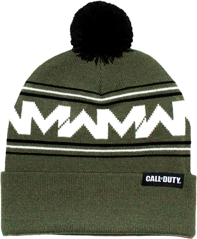 Callof Duty Themed Winter Beanie PNG image