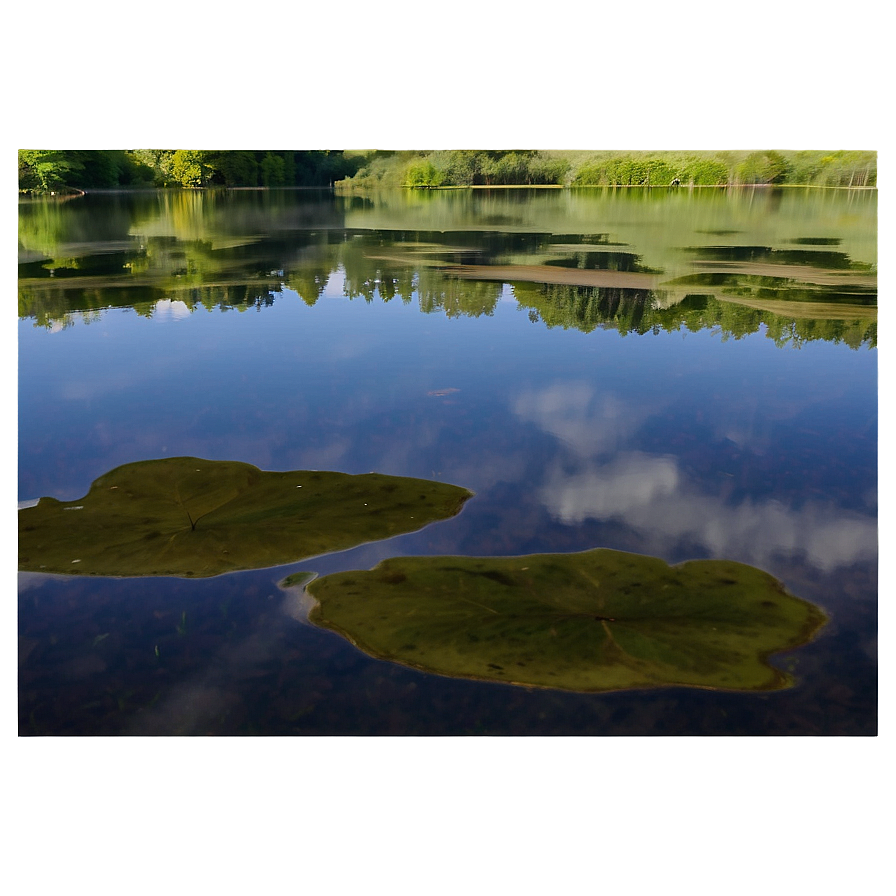 Calm Lake Reflections Photo Png 05212024 PNG image