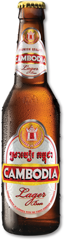 Cambodia Lager Beer Bottle PNG image