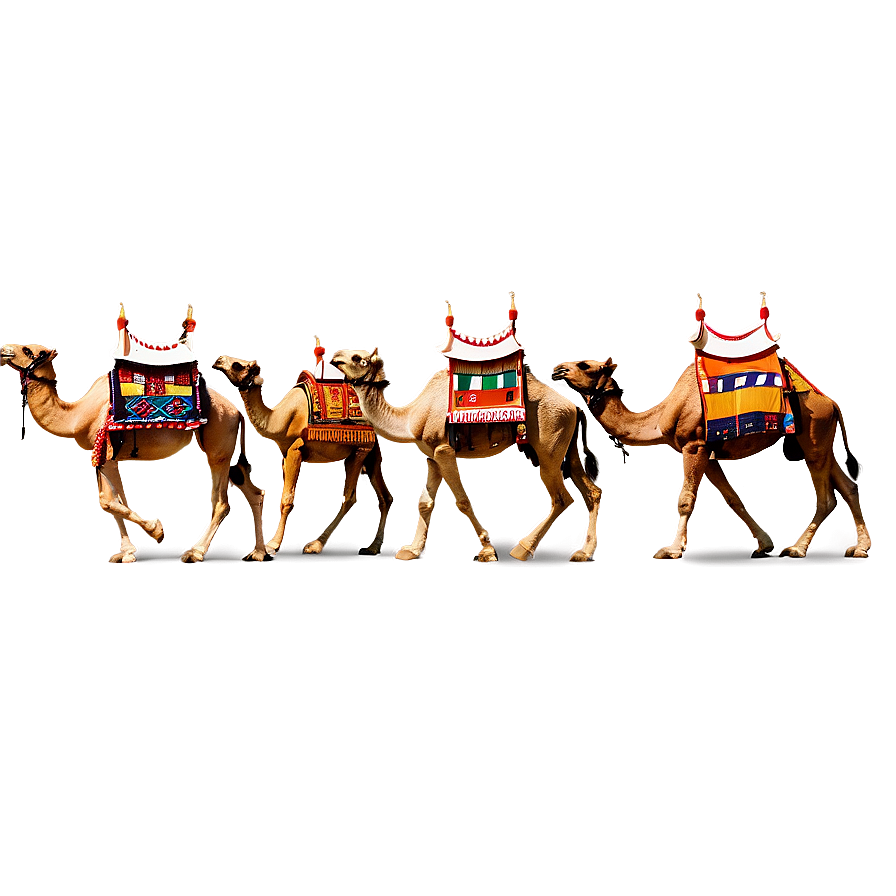 Camel Caravan Png Cyg PNG image